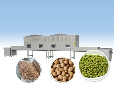 花生 黃豆 綠豆微波干燥熟化設備